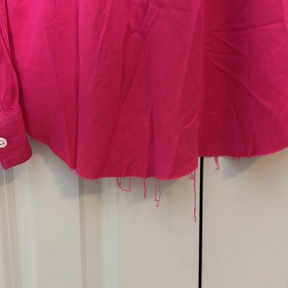 Rails Ingrid Raw Shirt in Hibiscus SzLarge - Picture 11 of 13